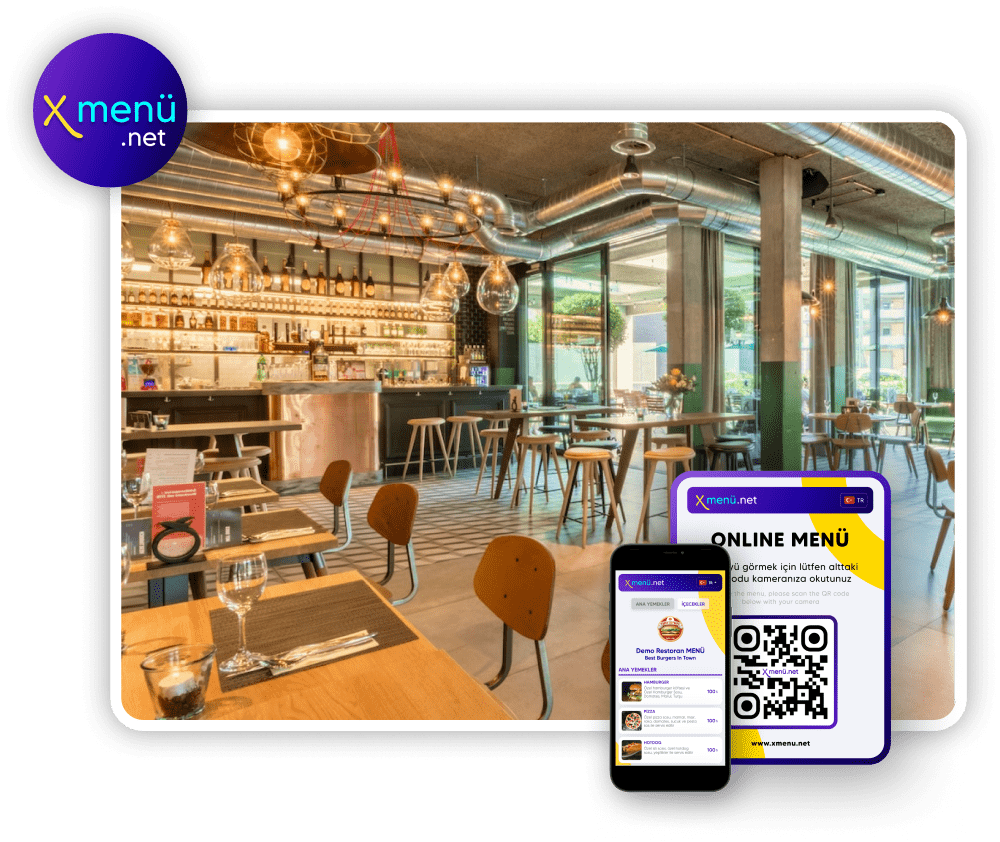 Xmenü Restoran, Otel, Cafe için Karekod Menü Oluşturma ve Okutma