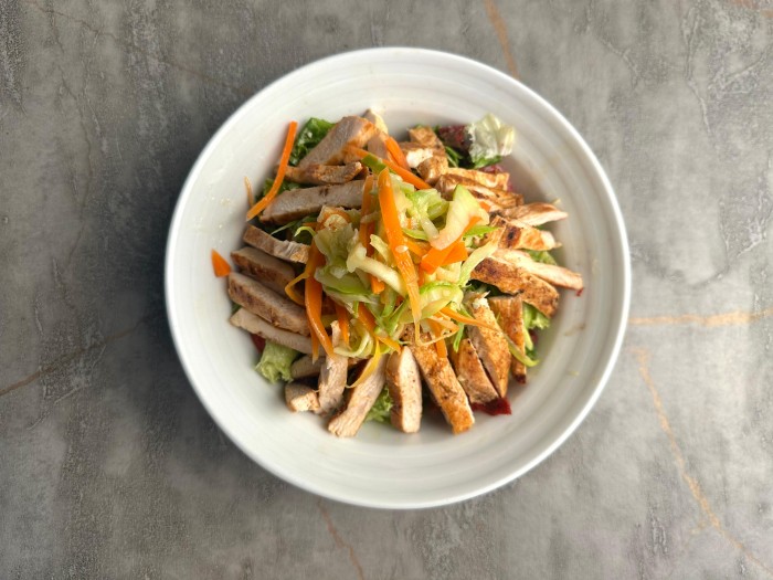 CHICKEN SALAD WITH VEGETABLES