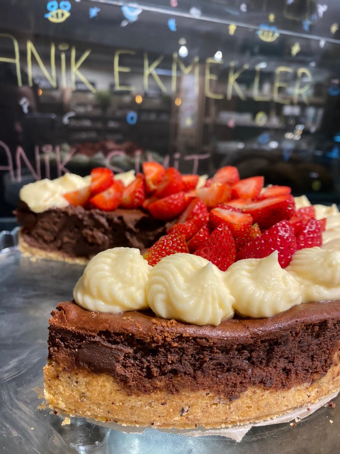 Organik Çikolatalı Cheesecake