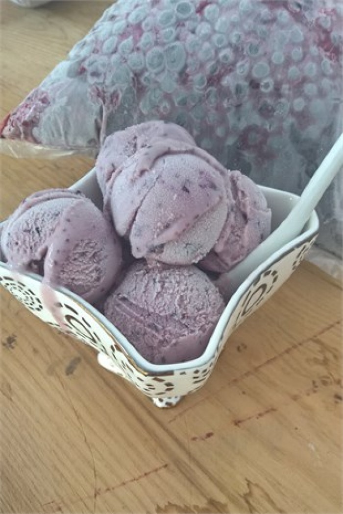 Yaban Mersinli Dondurma (1 top)