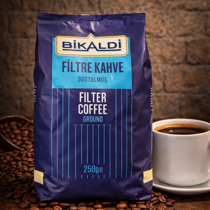 BİKALDİ ~ ÖĞÜTÜLMÜŞ 250 GR FİLTRE KAHVE