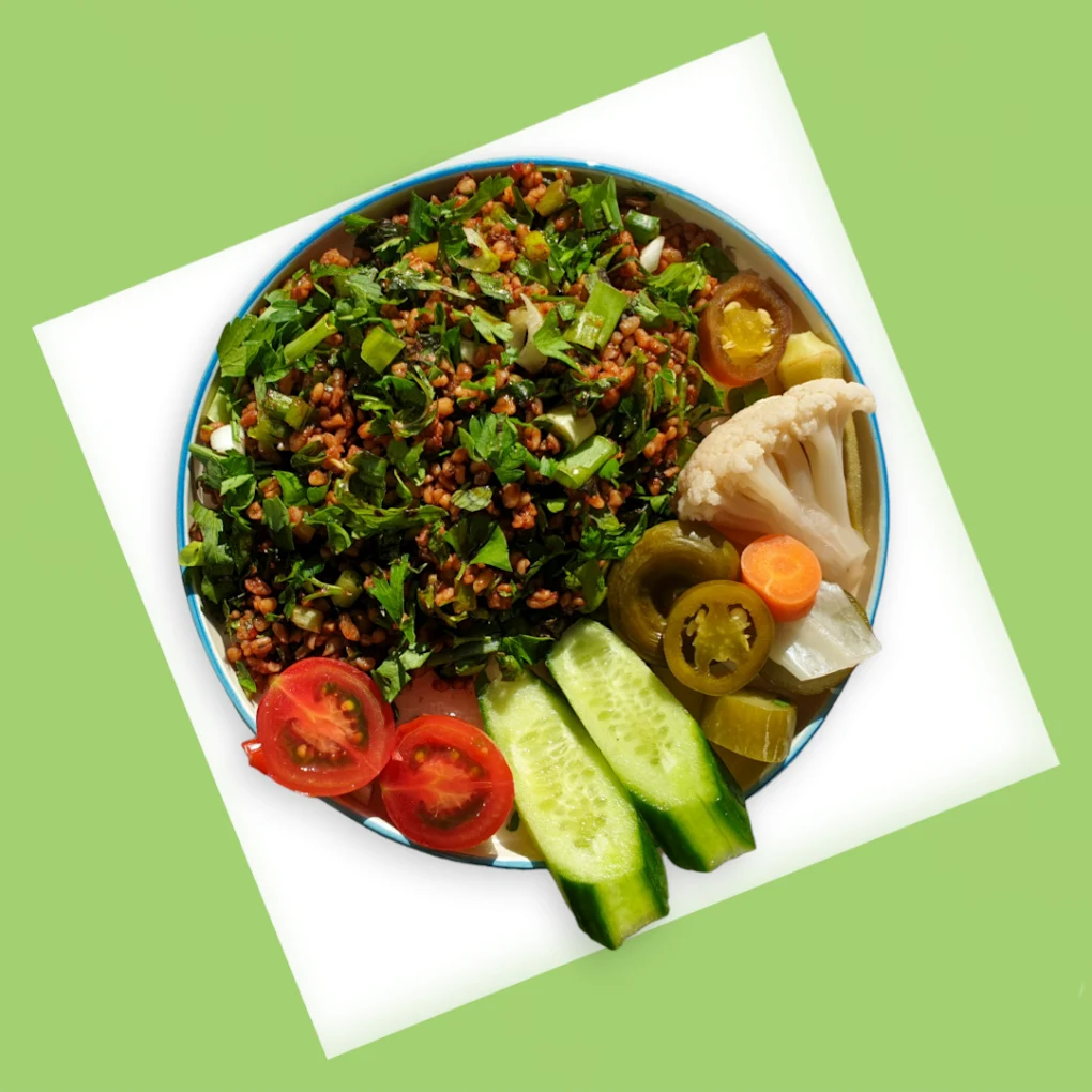 Kısır (Bulgur Salad) (Vegan)